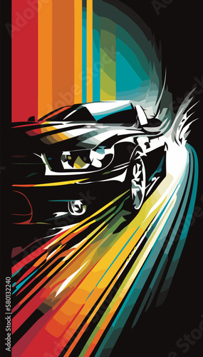 Car vector , car image , poster , multipurpose illustration , scalable