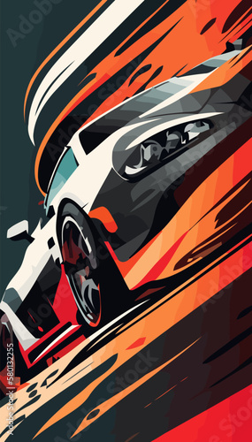 Car vector , car image , poster , multipurpose illustration , scalable