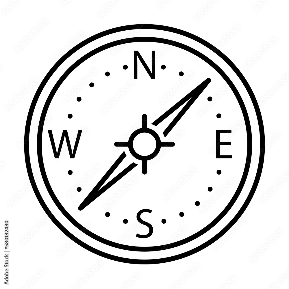Compass icon. Element of historical games icon on white background Compass icon. Element of historical games icon on white background