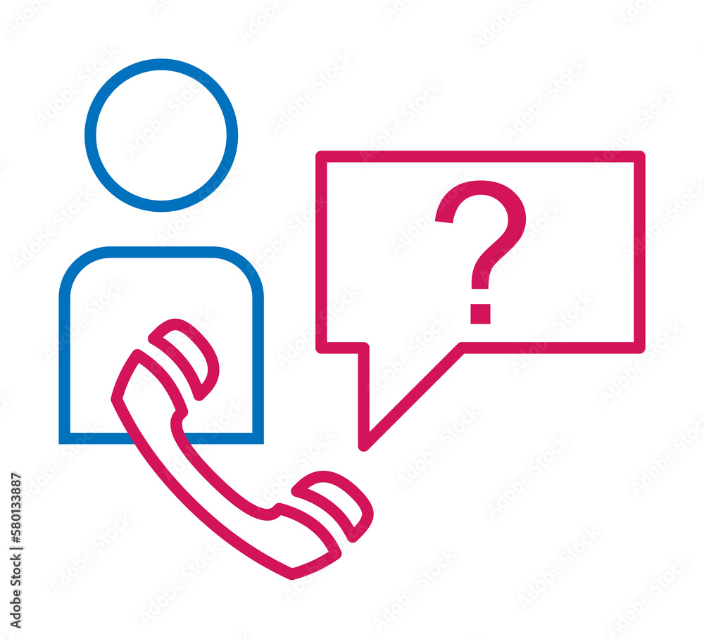 Job resume, customer servise 2 colored line icon. Simple colored element icon. Job resume, customer servise outline symbol design icon from job resume set on white background Job resume, customer servise 2 colored line icon. Simple colored element icon. Job resume, customer servise outline symbol design icon from job resume set on white background