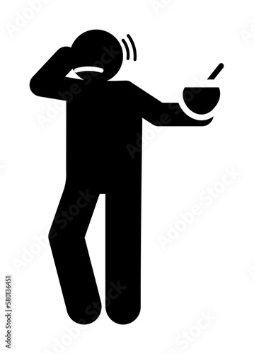 Food, taste, bad, tasteless icon. Element of negative character traits icon. Premium quality graphic design icon. Signs and symbols collection icon for websites on white background