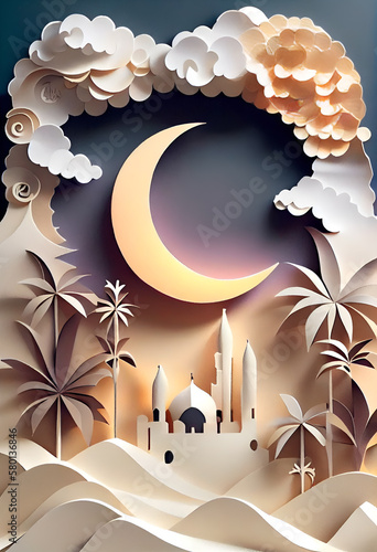 Paper Art Beautiful Ramadan 10