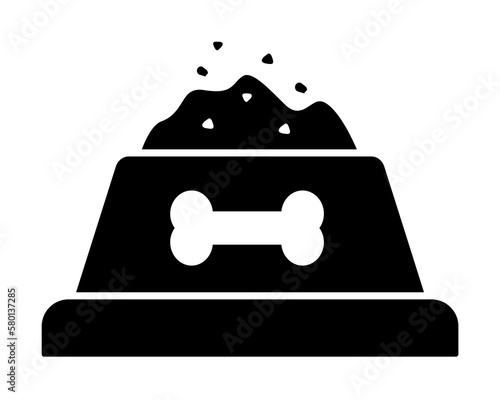 Bowl, food, dog icon. Simple elements of animals store icons for ui and ux, website or mobile application on white background
