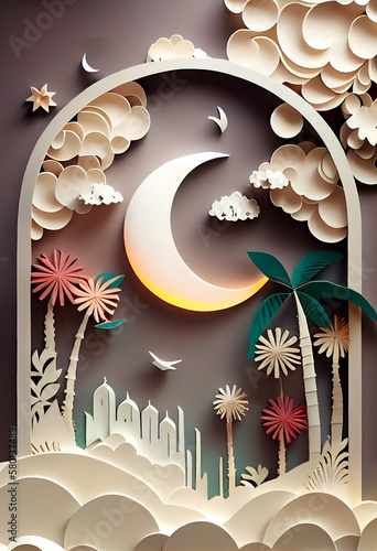  Paper Art Beautiful Ramadan 25