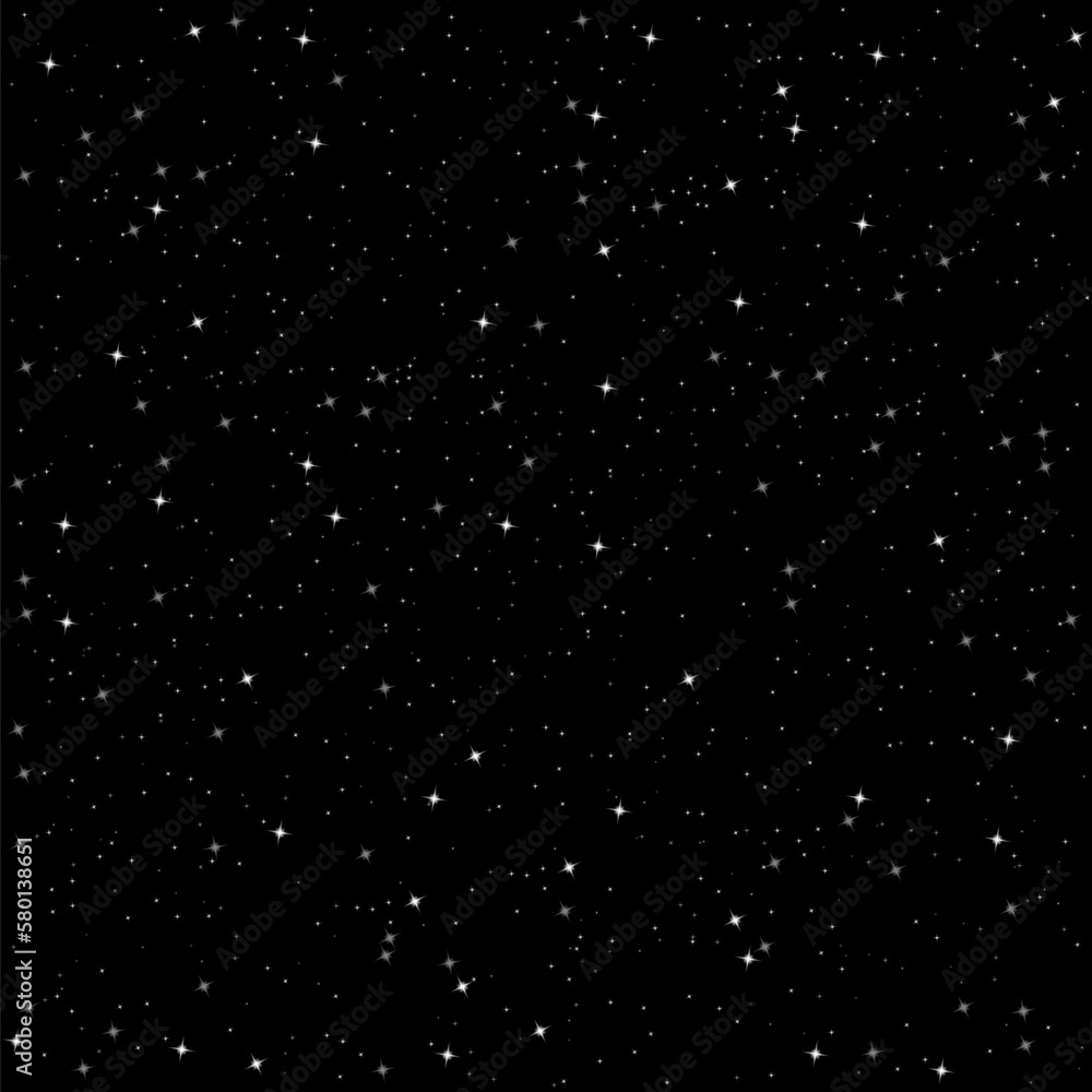 Fototapeta premium seamless star night