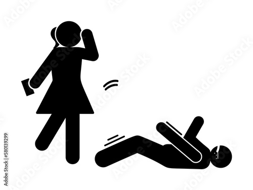 Item seizure help icon. Element of seizure thin line icon on white background