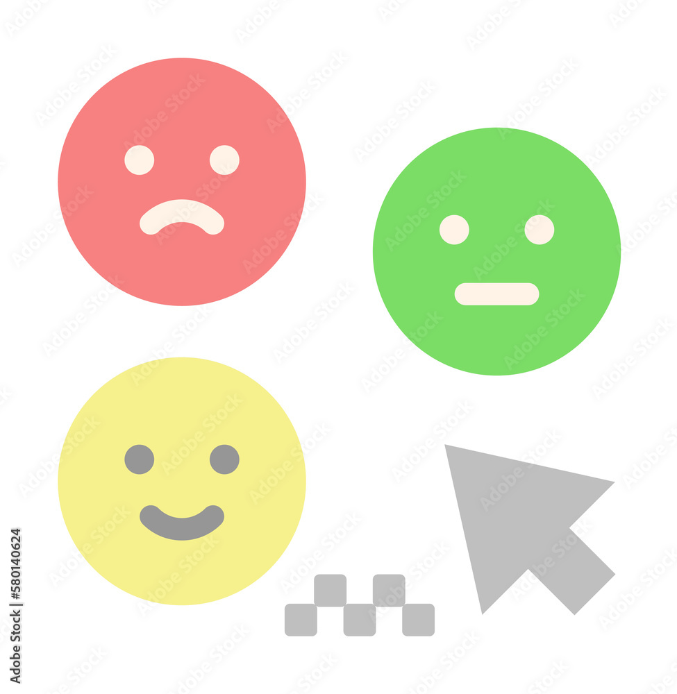Feedback, emoji icon. Simple color elements of taxi service icons for ui and ux, website or mobile application on white background Feedback, emoji icon. Simple color elements of taxi service icons for ui and ux, website or mobile application on white background