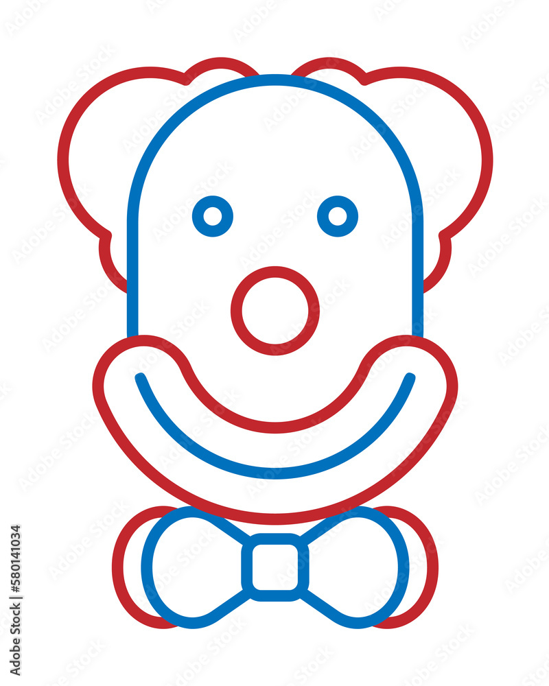 USA, clown icon. Element of USA culture icon. Thin line icon for website design and development, app development. Premium icon on white background USA, clown icon. Element of USA culture icon. Thin line icon for website design and development, app development. Premium icon on white background