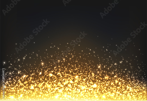 Golden and silver shiny luxury background