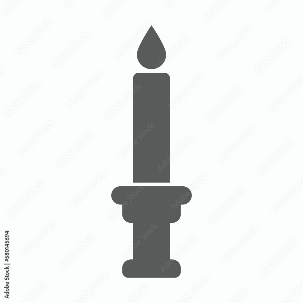 candle icon, beeswax candle vector candle icon, beeswax candle vector
