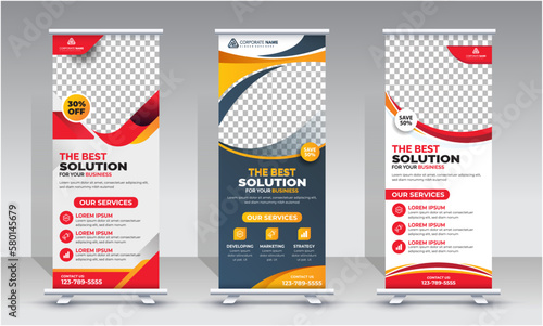 Business Roll Up Banner Design