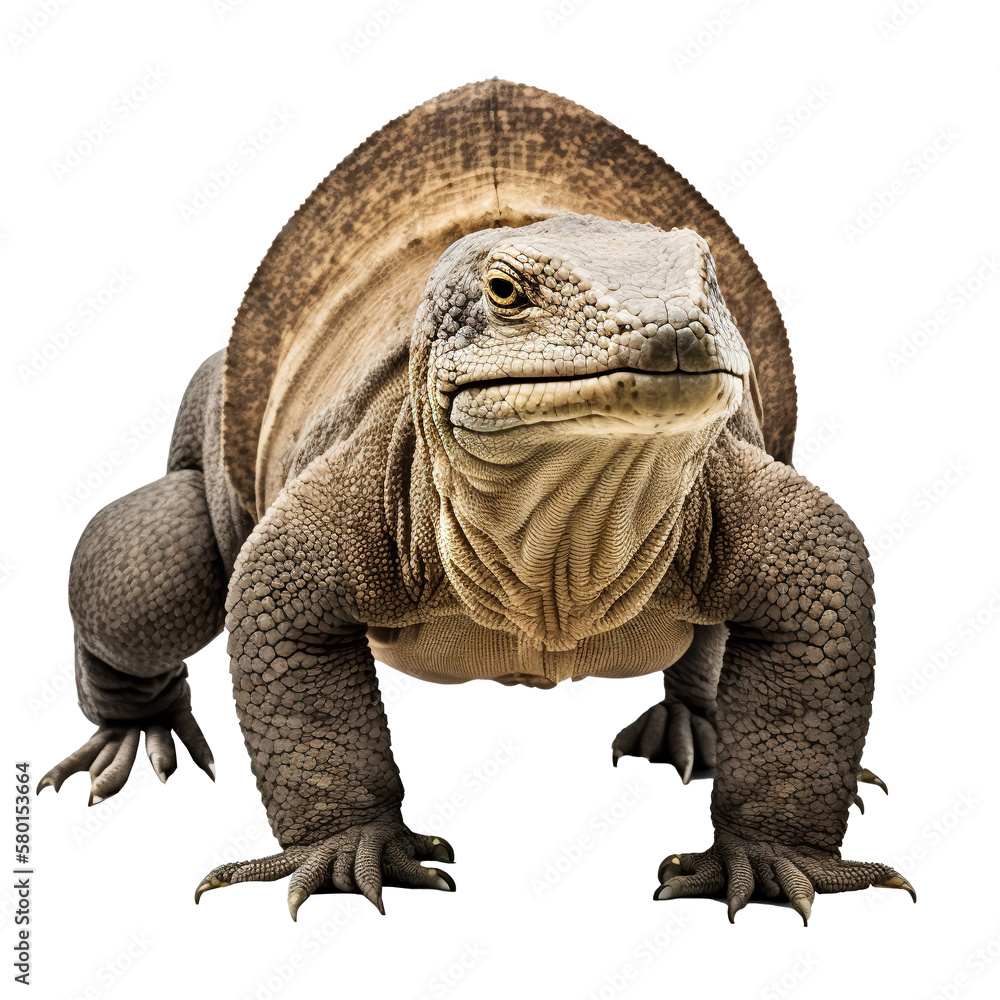 Obraz premium komodo dragon isolate on background