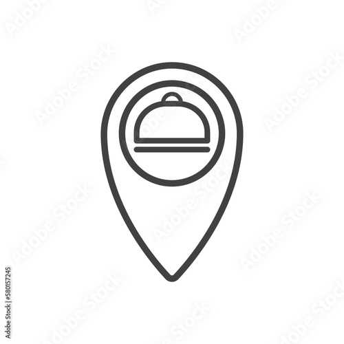 Restaurant Location Map Pin Icon Free Download Restaurant Location Map Pin Icon - GFXLoad