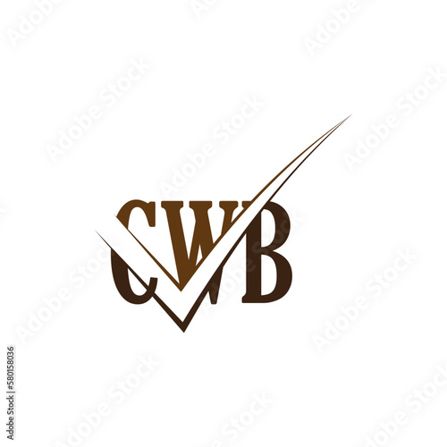 Initial letter BWC,WBC,CWB logo vector designs photo