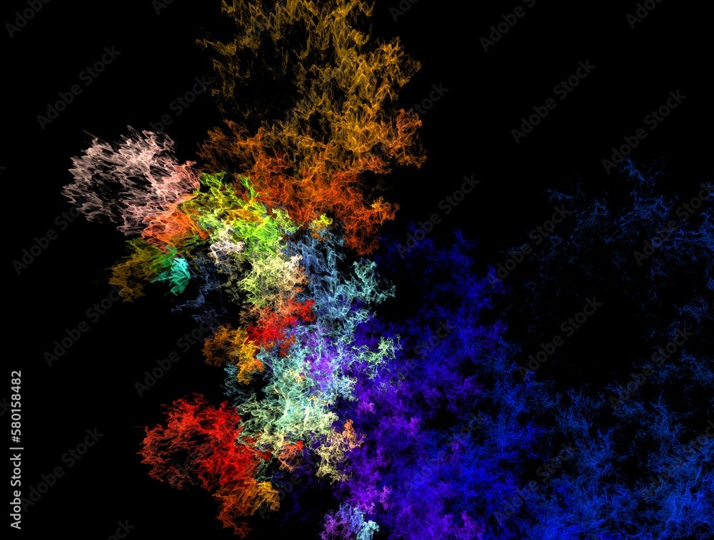 Imaginatory fractal abstract background Image