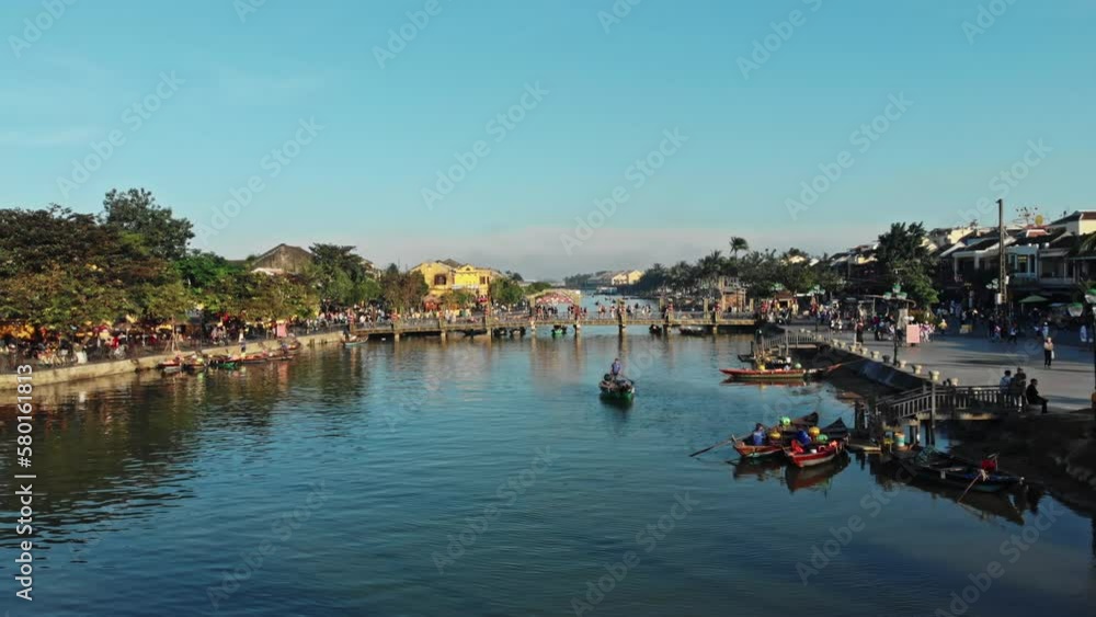 Aerial view of Hoi An ancient town, UNESCO world heritage Aerial view of Hoi An ancient town, UNESCO world heritage