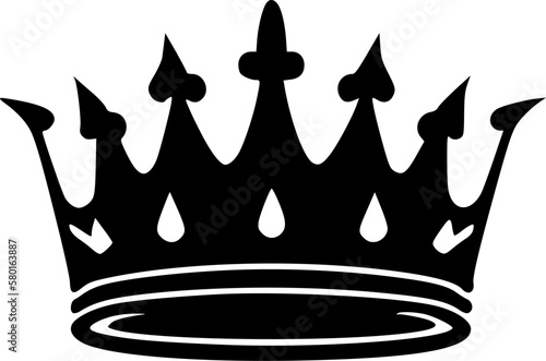 Crown - Minimalist and Flat Logo - Vector illustration