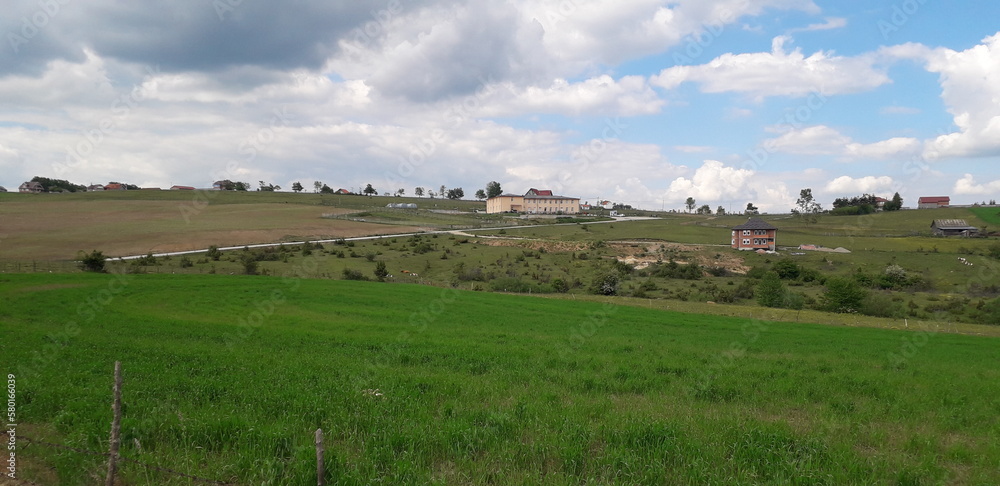panorama of the countryside