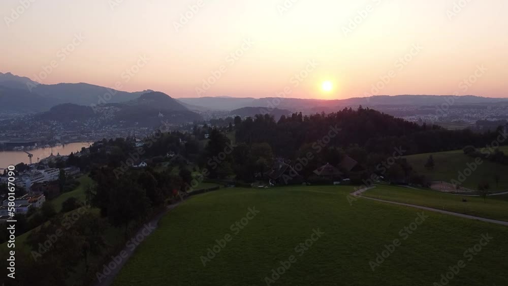 Sonnenuntergang über Luzern Sonnenuntergang über Luzern