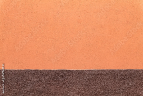 Textured painted wall in assorted two tone colors