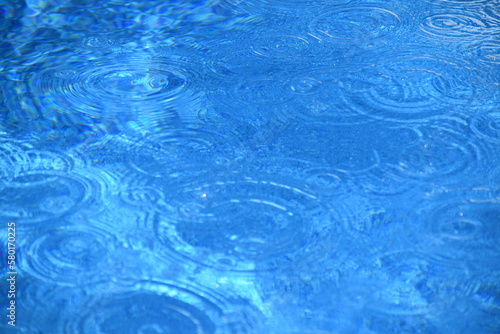Water ripples on pool