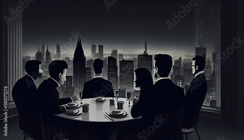 Powerful Partnerships: Building Success in the City With Board Members Meeting At Round Table