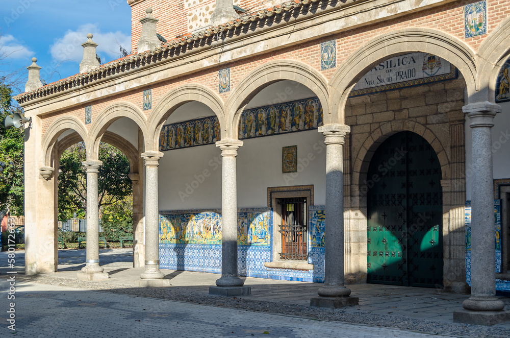 Architectural detail, Basilica of Nuestra Senora del Prado in Talavera de la Reina, Spain