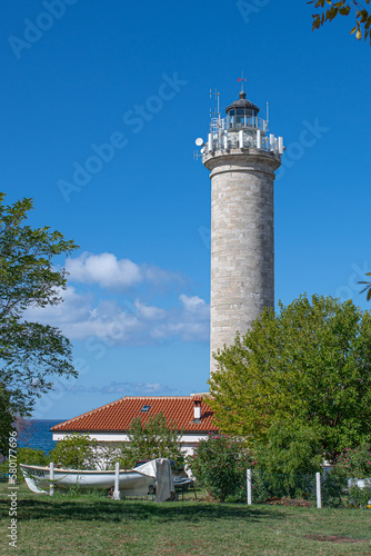Savudrija Lighthouse in basanija coast photo