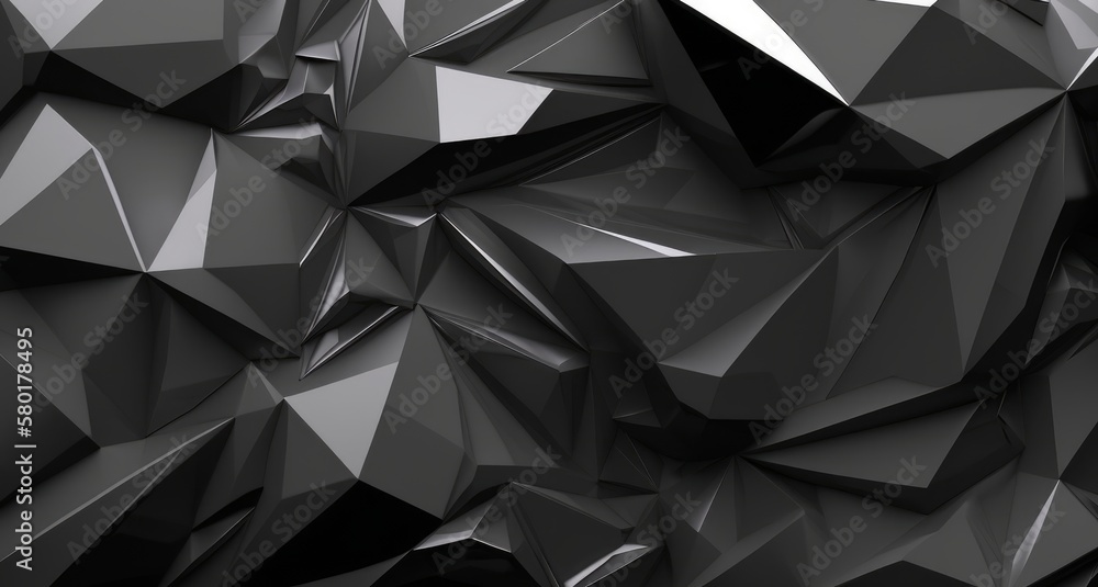 Stylish black background with abstract shape. Sleek and modern design element often used in advertising, graphic design, and other creative projects. Generative AI Stylish black background with abstract shape. Sleek and modern design element often used in advertising, graphic design, and other creative projects. Generative AI
