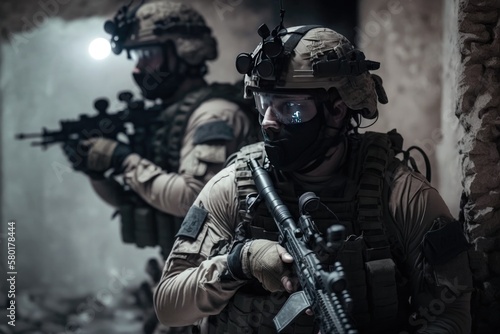Special forces in action Generative AI © ChaoticMind