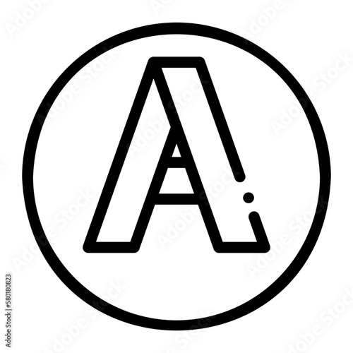 letter a icon