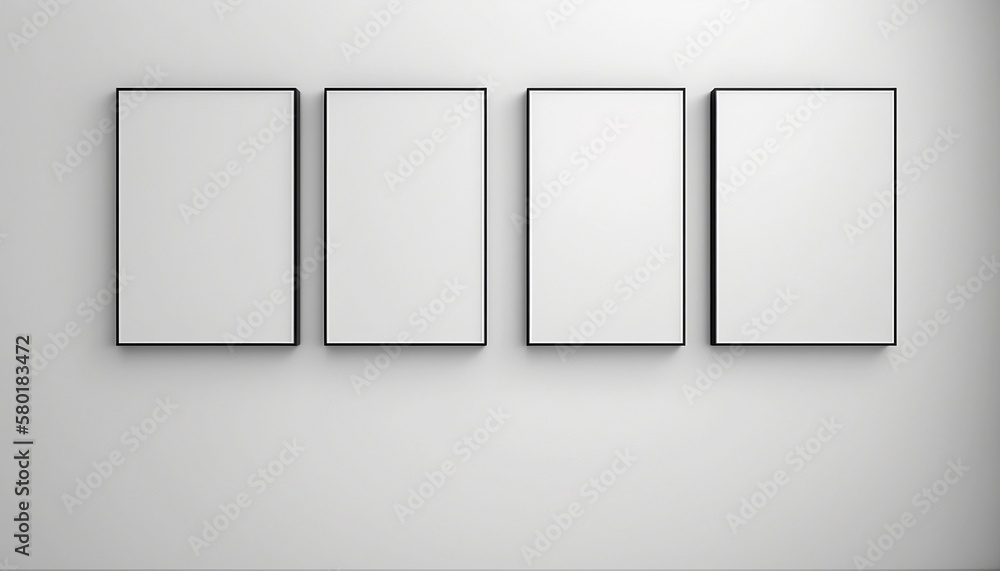 White frames for custom designs. square frames. Rectangular frames. Frames in minimalist spaces. Unpainted frames on brick walls and unpainted pictures on pastel walls. Generated by AI. White frames for custom designs. square frames. Rectangular frames. Frames in minimalist spaces. Unpainted frames on brick walls and unpainted pictures on pastel walls. Generated by AI.