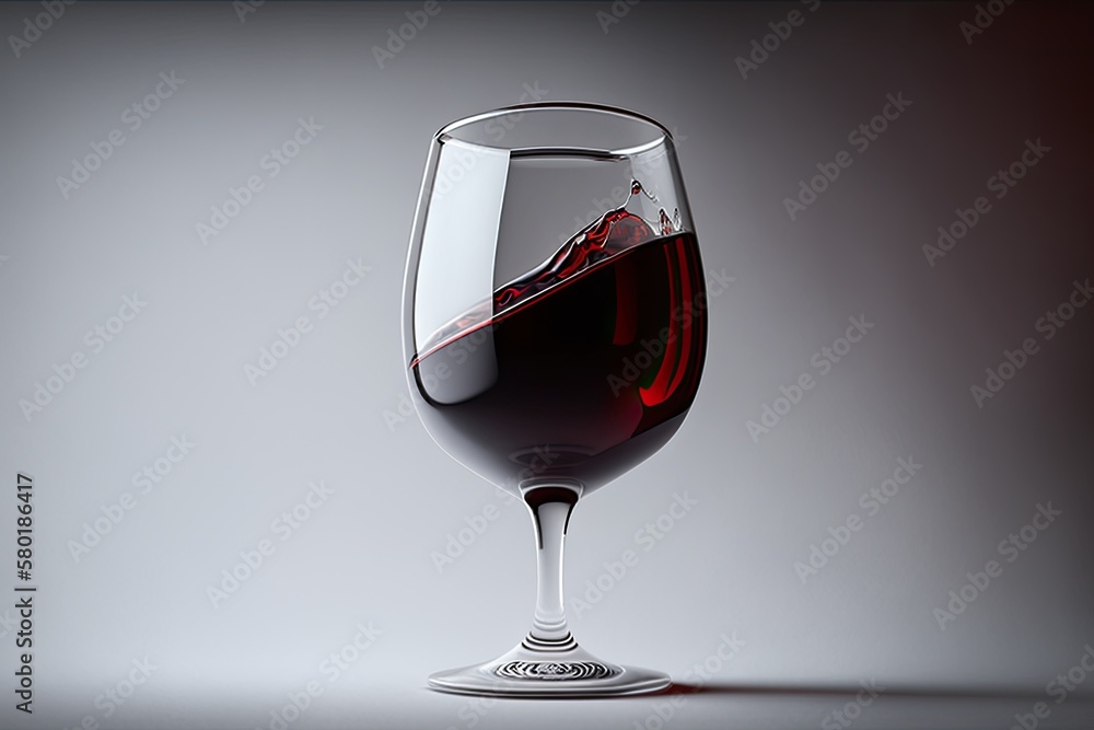 Cup of red wine, possibly Cabernet Sauvignon, Merlot, Pinot Noir, or Malbec, in a white glass. Generative AI Cup of red wine, possibly Cabernet Sauvignon, Merlot, Pinot Noir, or Malbec, in a white glass. Generative AI