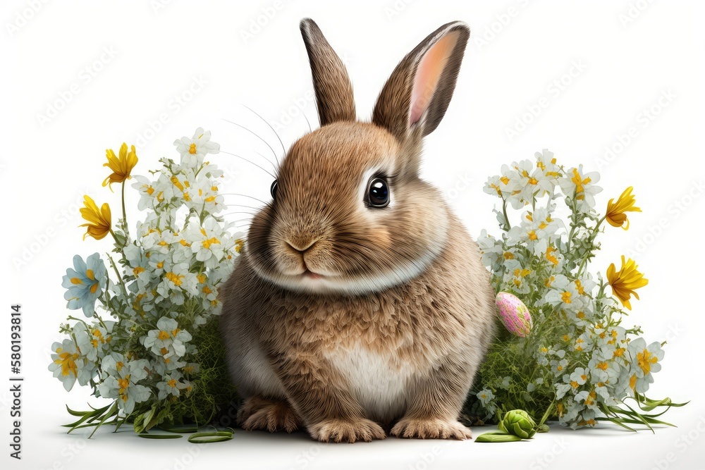 Fototapeta premium rabbit in the grass