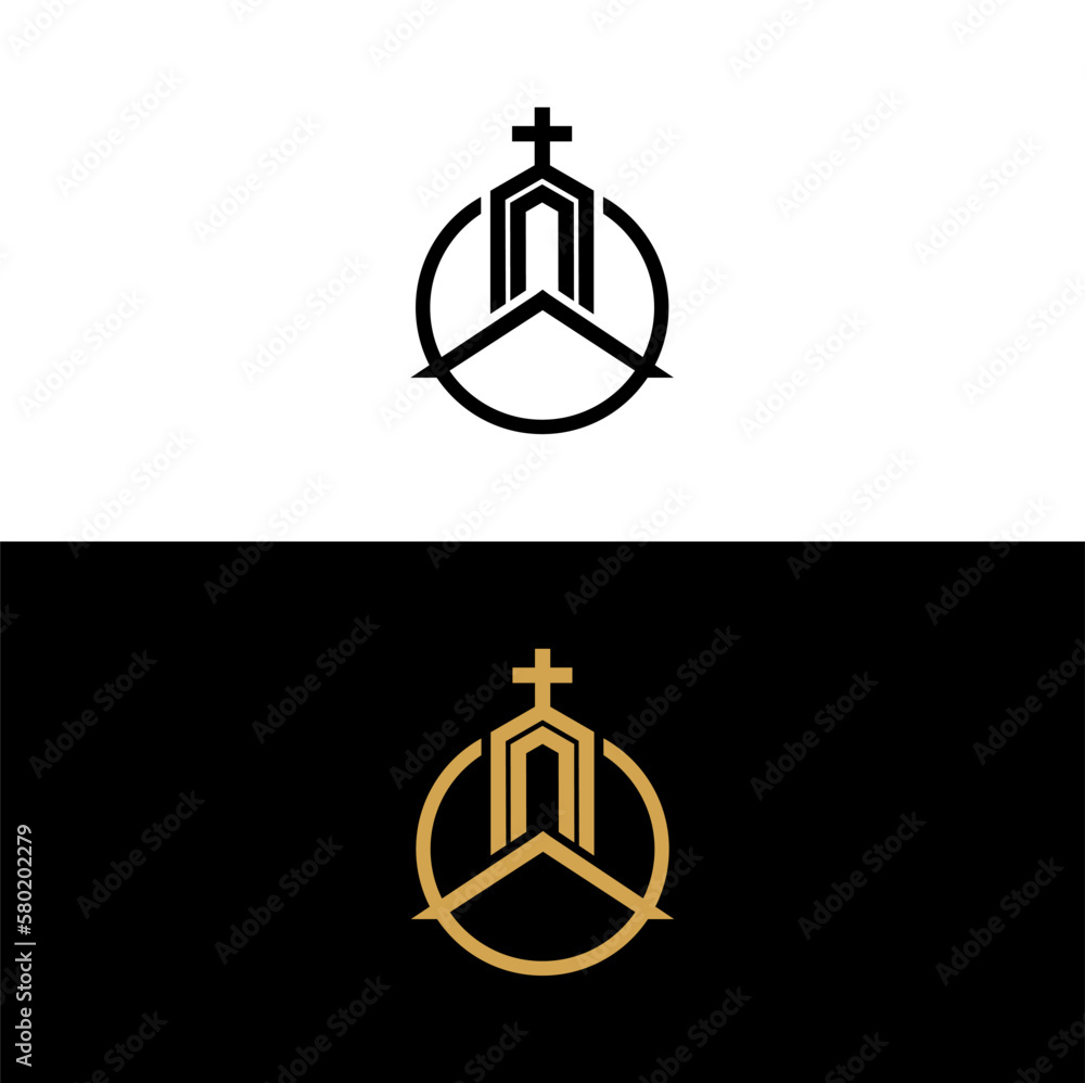 Fototapeta premium Logo church