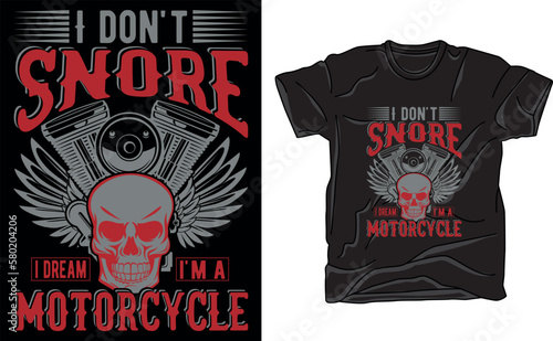 Biker t shirt design for bike lover