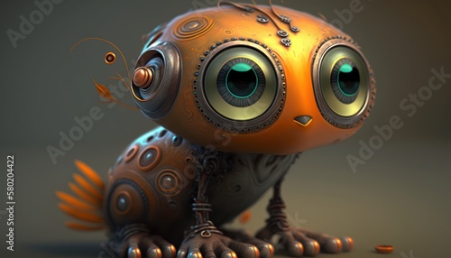 Chat GPT Cute Robot Mascot Character
