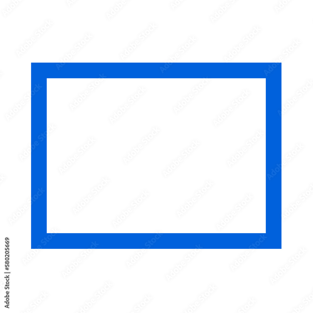 blue frame lanscape A4 size transparant background blue frame lanscape A4 size transparant background