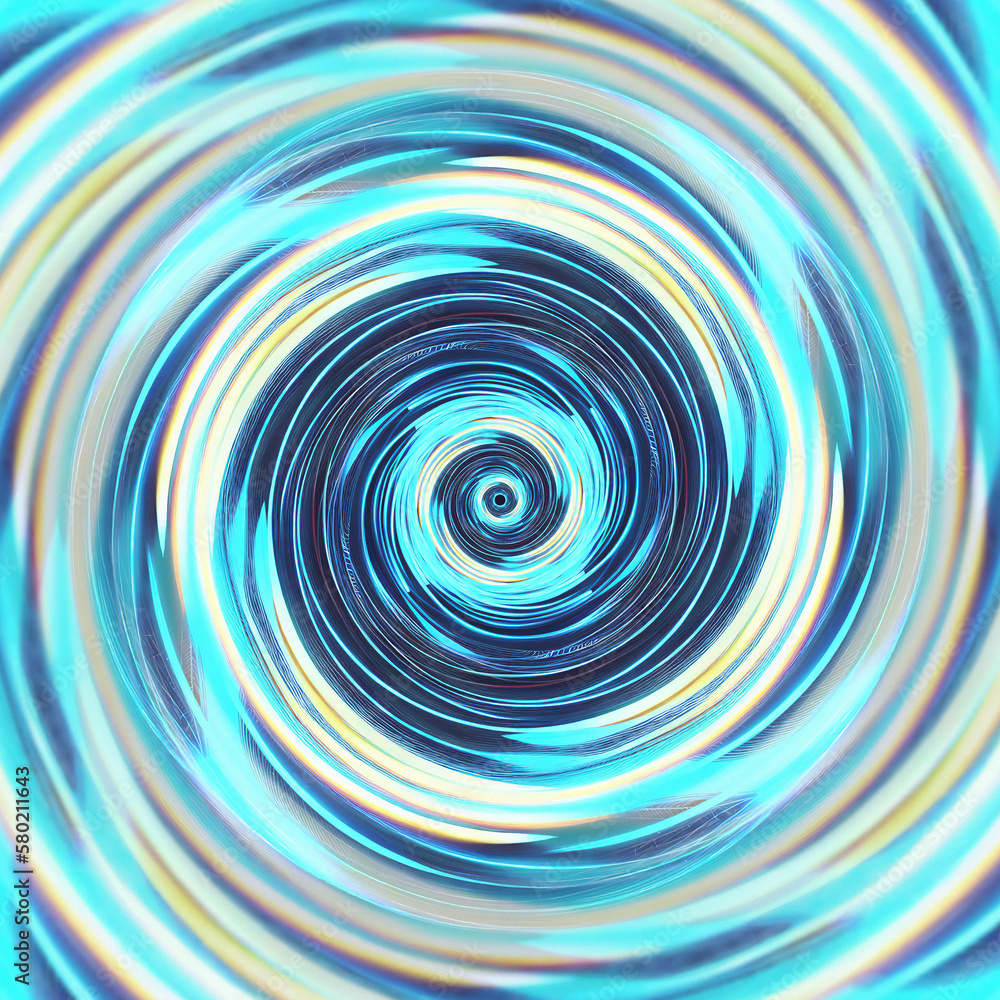 Spiraling Blue Vortex - Generative Ai Spiraling Blue Vortex - Generative Ai