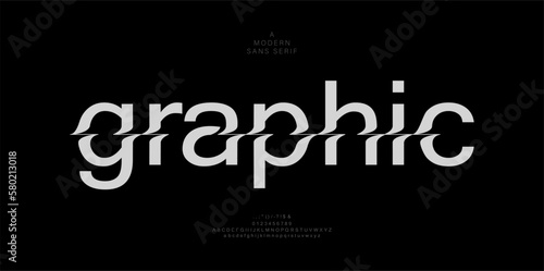 Abstract minimal modern alphabet fonts and logo. Creative typography sport, technology, fashion, digital, future creative logos font. vector illustration