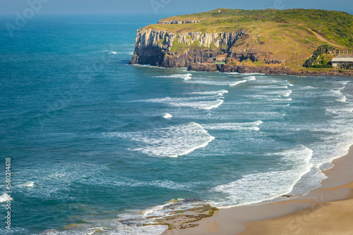 Obraz na płótnie Guarita Beach in Torres city, Rio Grande do Sul state, Southern Brazil w salonie
