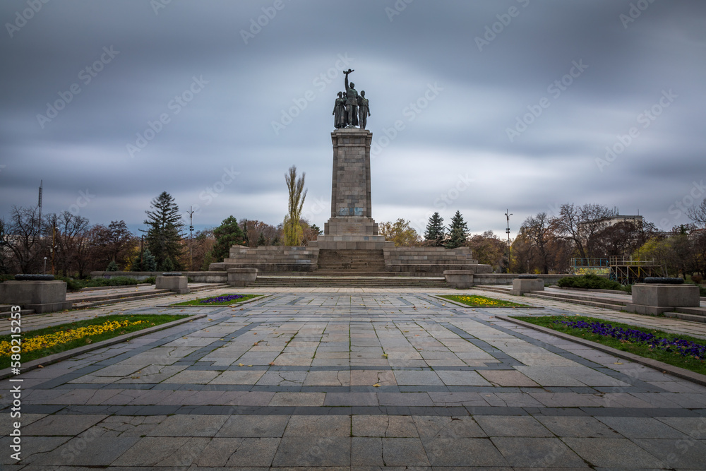 Soviet army monument for WWII in Sofia, Bulgaria, Eastern Europe