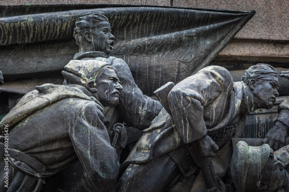 Soviet army monument for WWII in Sofia, Bulgaria, Eastern Europe