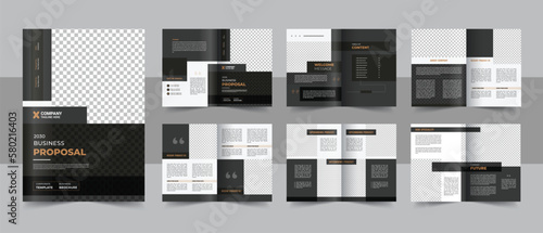 Portfolio Layout, Architecture and interior portfolio layout design, a4 standard size print ready brochure design