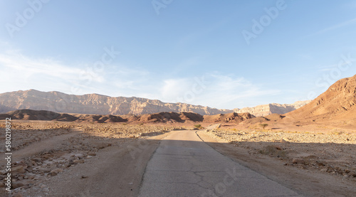 Fantastically  beautiful landscape in the national park Timna  near the city of Eilat  in southern Israel