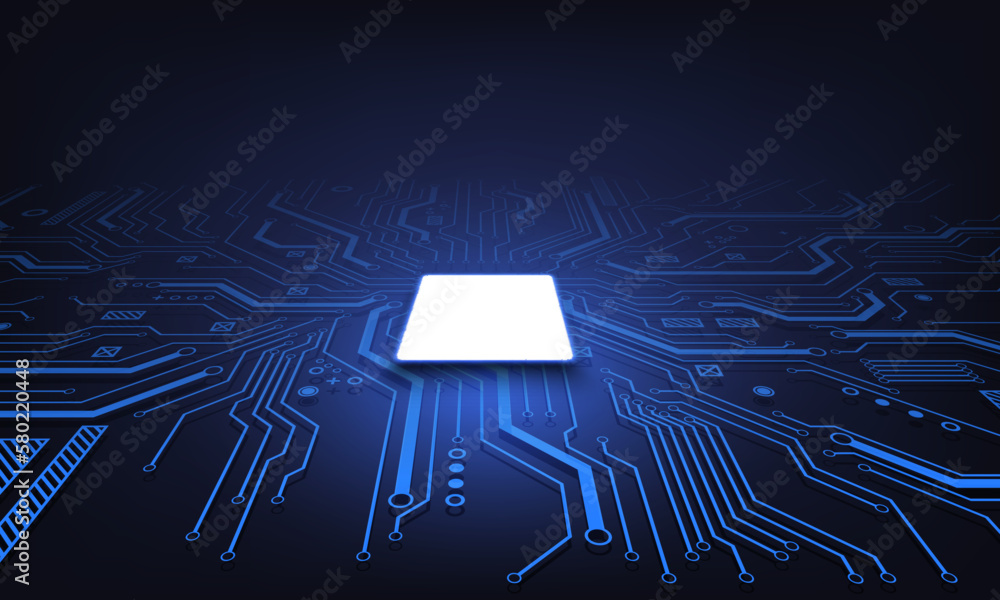 Abstract technology chip processor background circuit board and html ...