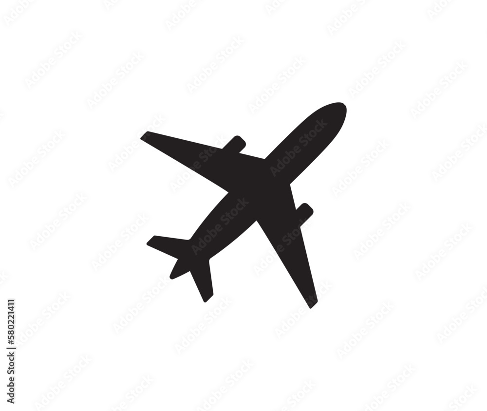 Airplane icon logo vector design Airplane icon logo vector design