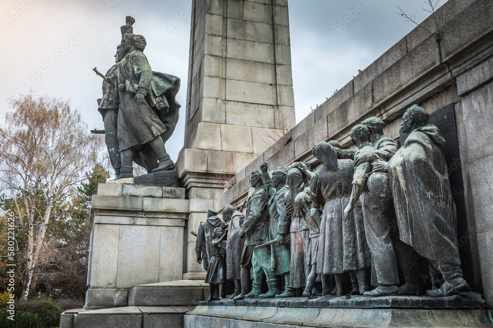 Soviet army monument for WWII in Sofia, Bulgaria, Eastern Europe