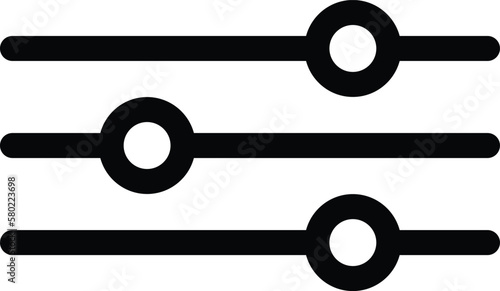 Options icon . Sorting options icon  vector isolated on background for web and mobile applications, web sites and infographics.