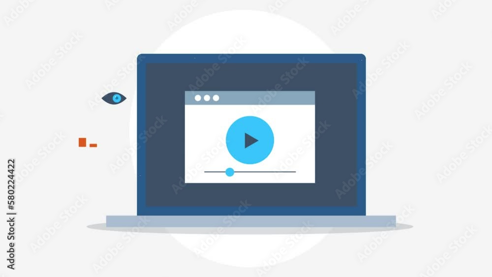 Content marketing video views engagement insights audience data digital information analytics concept, video on laptop with graph diagram, video animation. Content marketing video views engagement insights audience data digital information analytics concept, video on laptop with graph diagram, video animation.